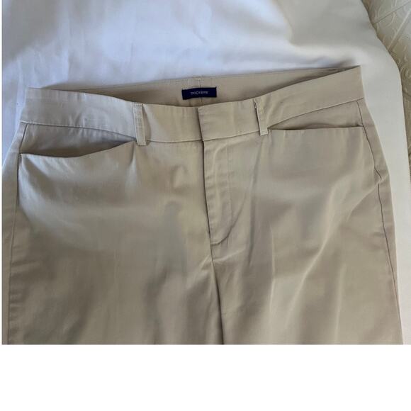 Dockers Size 12 Medium Beige Metro Pant women's 35 x 31 jeans britches - Picture 3 of 12
